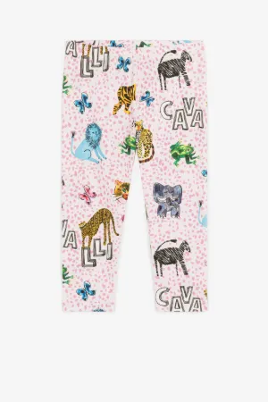 Logo And Wildlife-Print Leggings