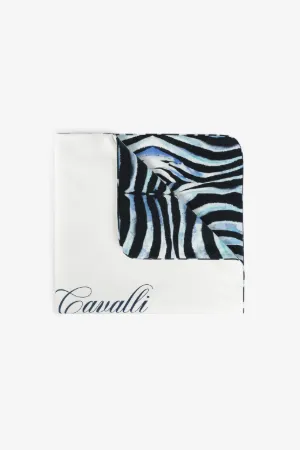 Logo And Zebra-Print Baby Blanket