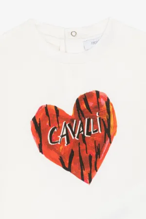 Logo Heart-Print Top