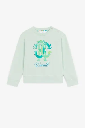 logo-print cotton sweatshirt