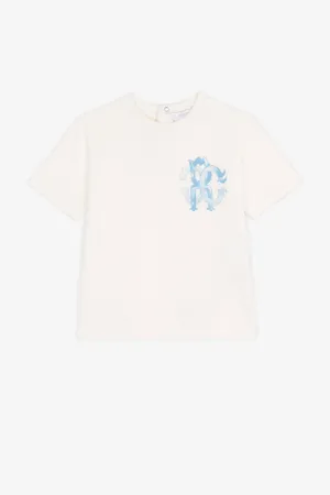 logo-print cotton T-shirt