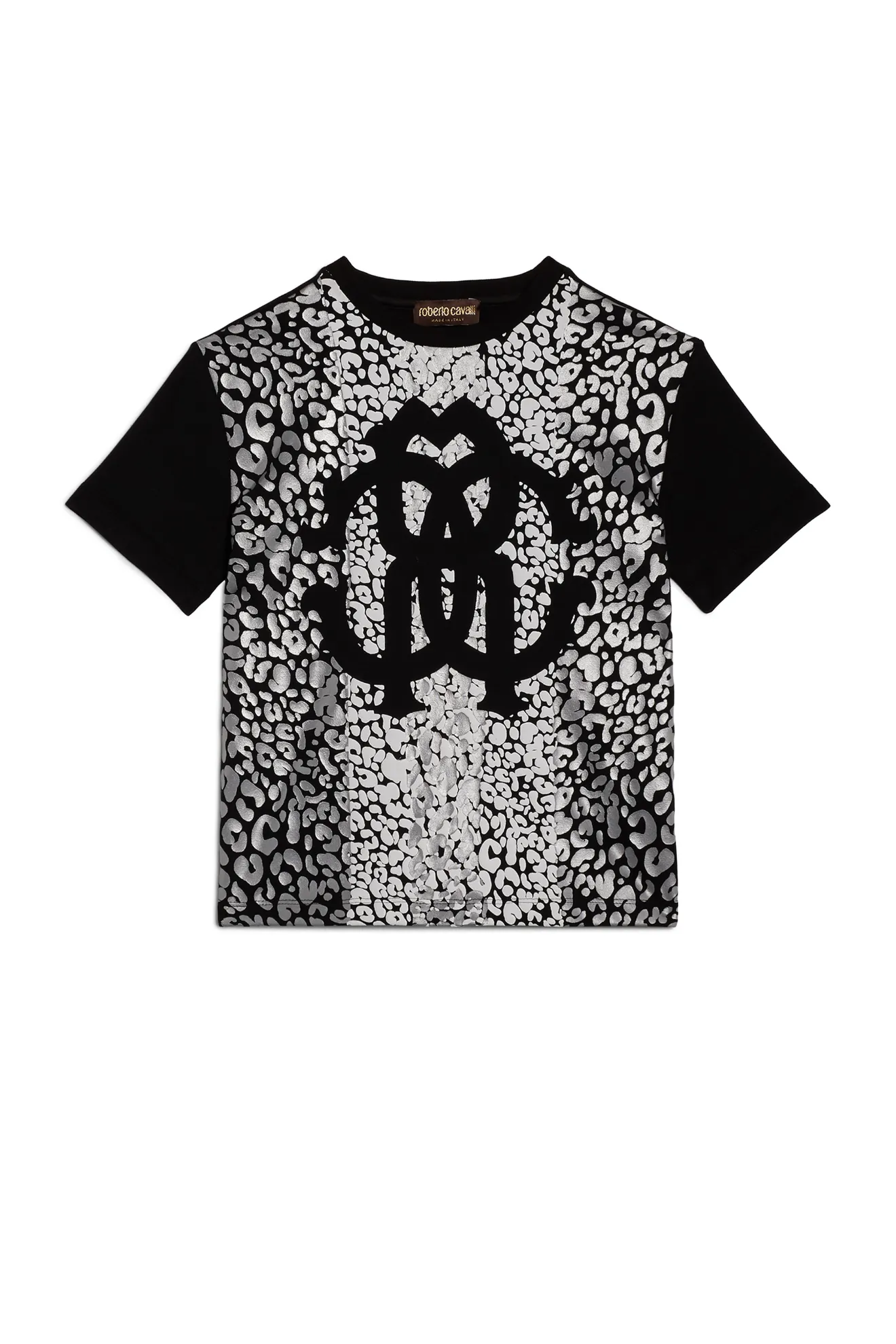 metallic leopard shirt
