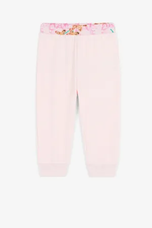 monogram-embroidered track pants