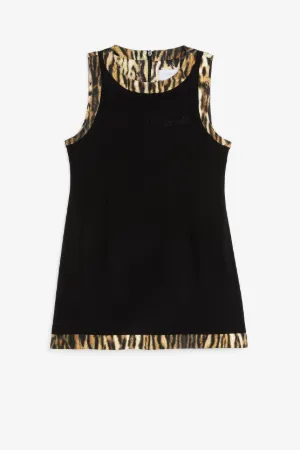 Ocelot-Print Dress