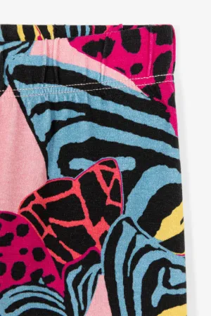 pantalon à imprimé graphique