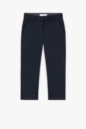 Pantalon à logo brodé
