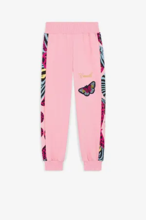 pantalon de jogging à applique papillon
