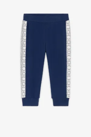 pantalon de jogging à patch logo