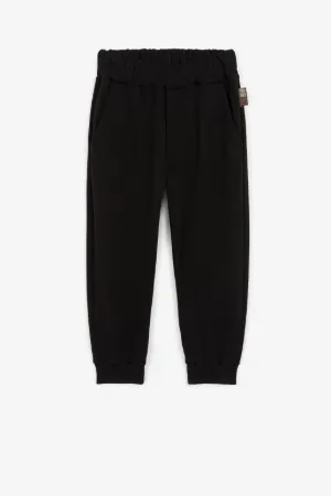 Pantalon de survêtement à appliqué Animalier Patchwork