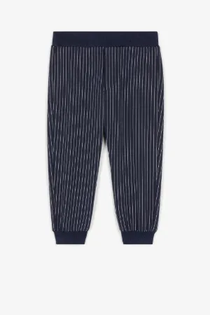 Pantalon de survêtement rayé à appliqué Logo C