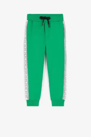pantalones de chándal con borde en contraste
