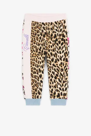 Pantaloni sportivi con stampe patchwork
