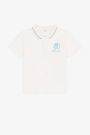 polo con monograma bordado