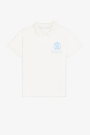 polo con monograma estampado 