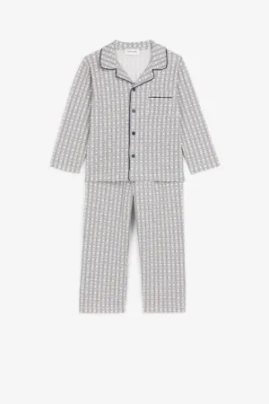 Pyjama-Set mit RC Monogramm-Print
