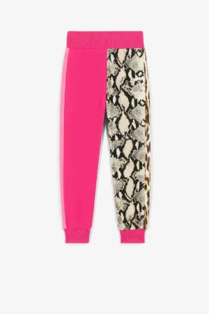 Python And Ocelot-Print Sweatpants