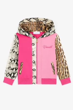 Python And Ocelot-Print Zip Hoodie