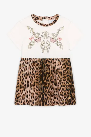 RC Monogram And Leopard-Print Dress