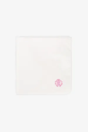 RC Monogram-Embroidered Baby Blanket
