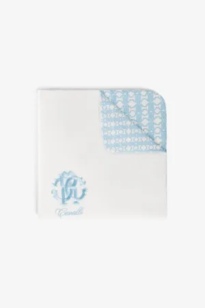 RC Monogram-Embroidered Baby Blanket