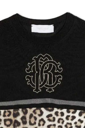 RC Monogram-Embroidered Sweater