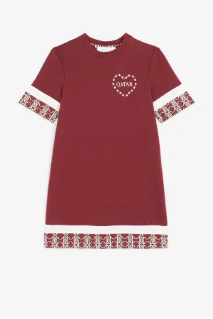 robe à imprimé graphique