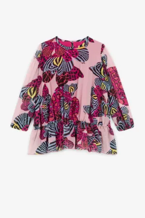 Robe à imprimé papillons