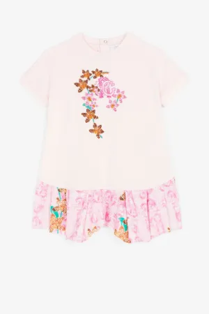 robe à logo brodé