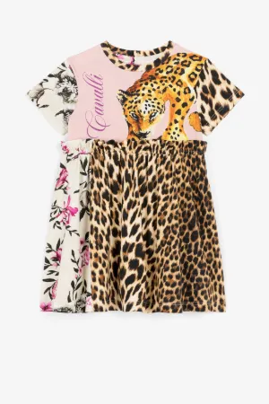 Robe à patchwork d'imprimés