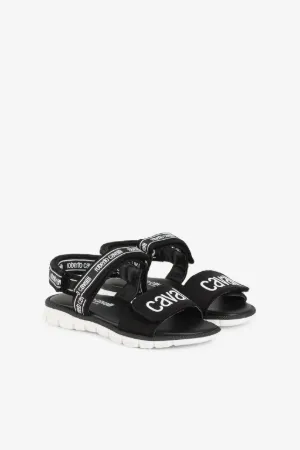 Sandalias con logo