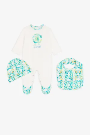 Set neonato con monogramma