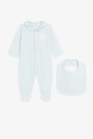 Set neonato con ricamo