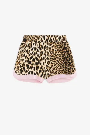 Short à imprimé léopard