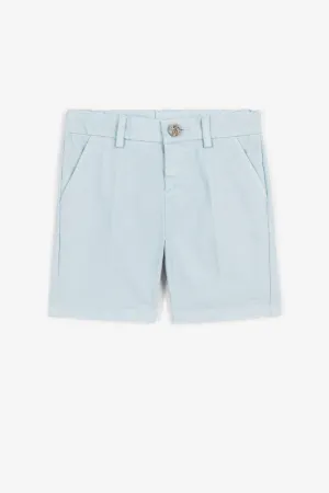 short en coton à logo brodé