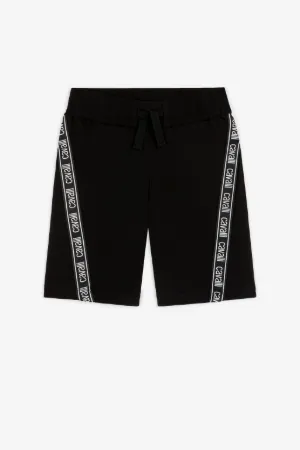 Shorts con bande logate