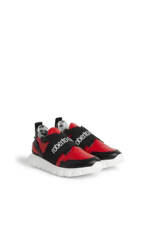 Signature logo strap sneakers