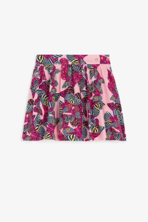 Skaterrock mit Schmetterling-Print