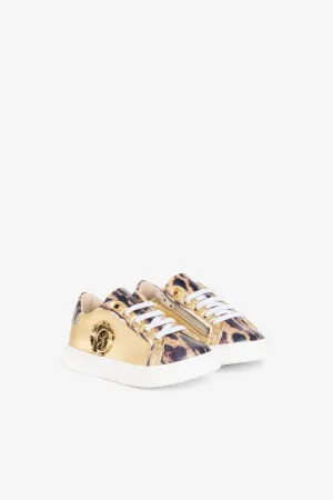 Sneakers mit Leoparden-Print