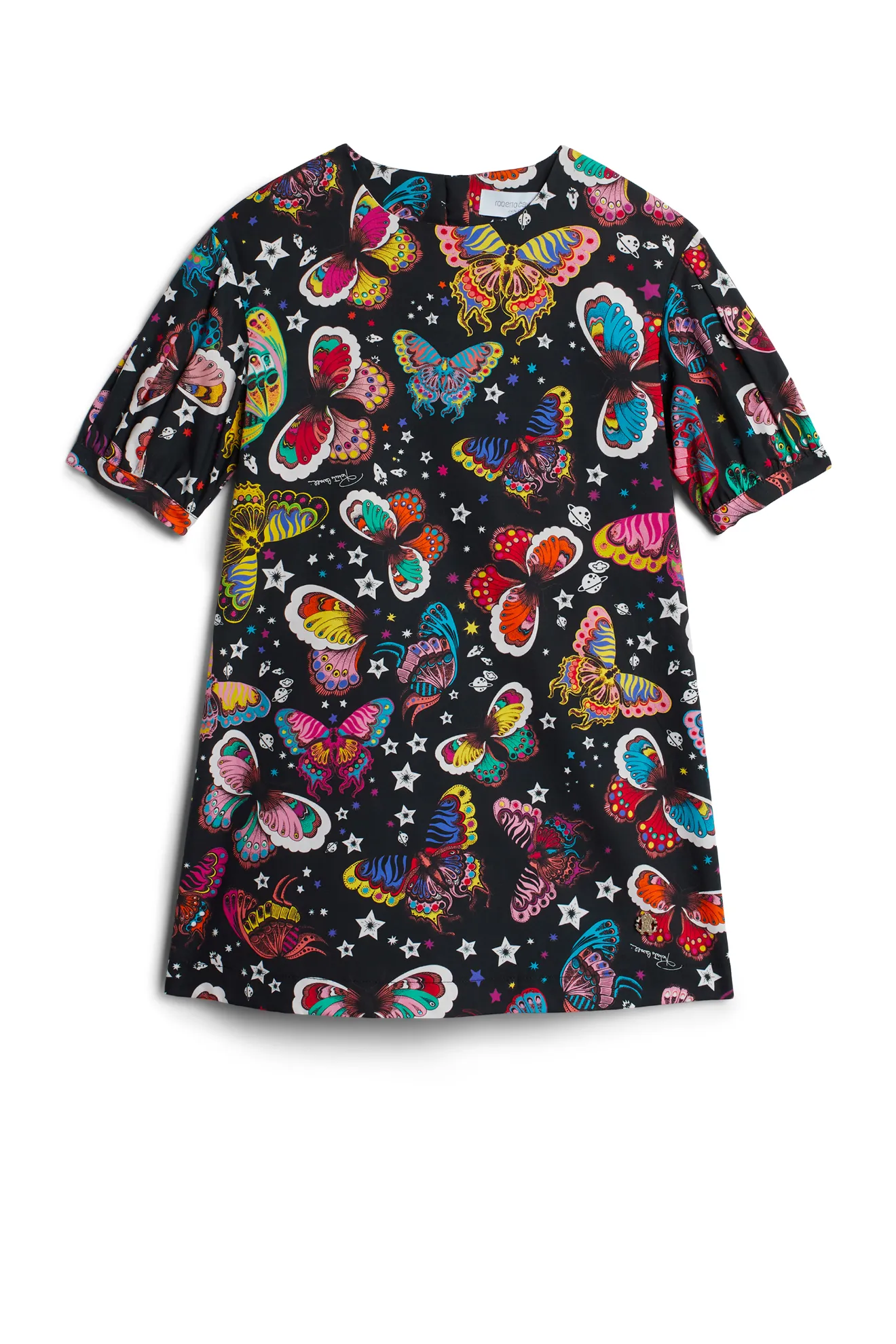 space print dress