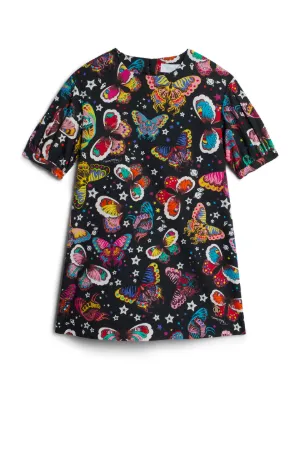 space print dress