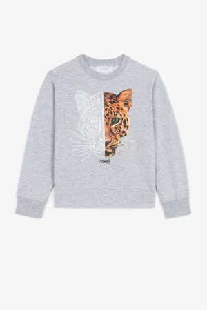 Sudadera con logotipo y estampado Jaguar