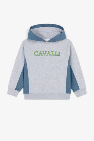 Sweat à capuche à logo brodé
