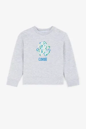 Sweat en coton à broderie RC Monogram