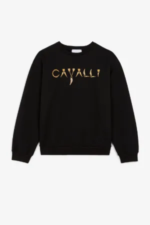 Sweatshirt mit Tigerzahn-Print