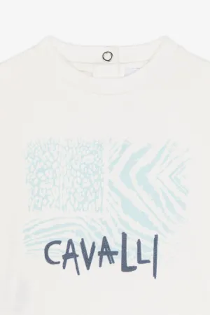 T-shirt à imprimé Animalier Patchwork