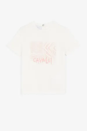 T-shirt à imprimé Animalier Patchwork