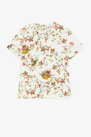 T-shirt à imprimé floral