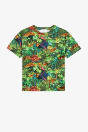 T-shirt à imprimé jungle