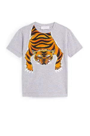 T-shirt à imprimé tigre