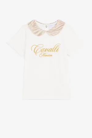 T-shirt à logo brodé